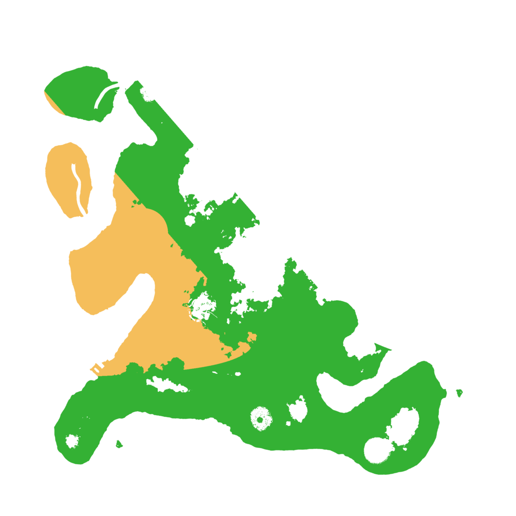 Biome Rust Map: Procedural Map, Size: 3500, Seed: 5162217