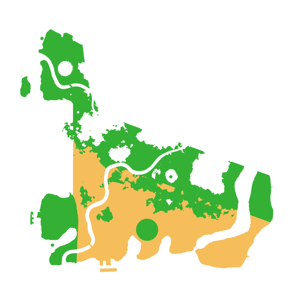 Biome Rust Map: Procedural Map, Size: 3500, Seed: 4368251