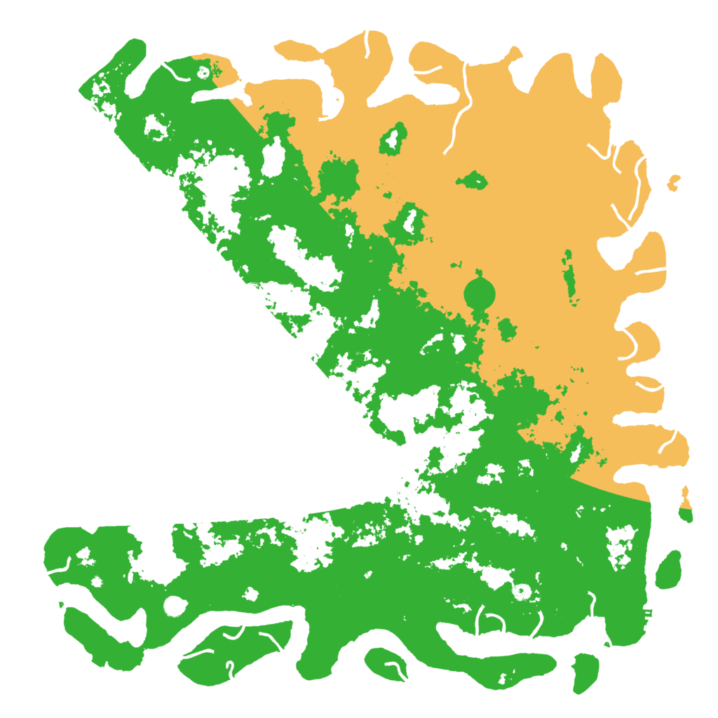 Biome Rust Map: Procedural Map, Size: 6000, Seed: 200321