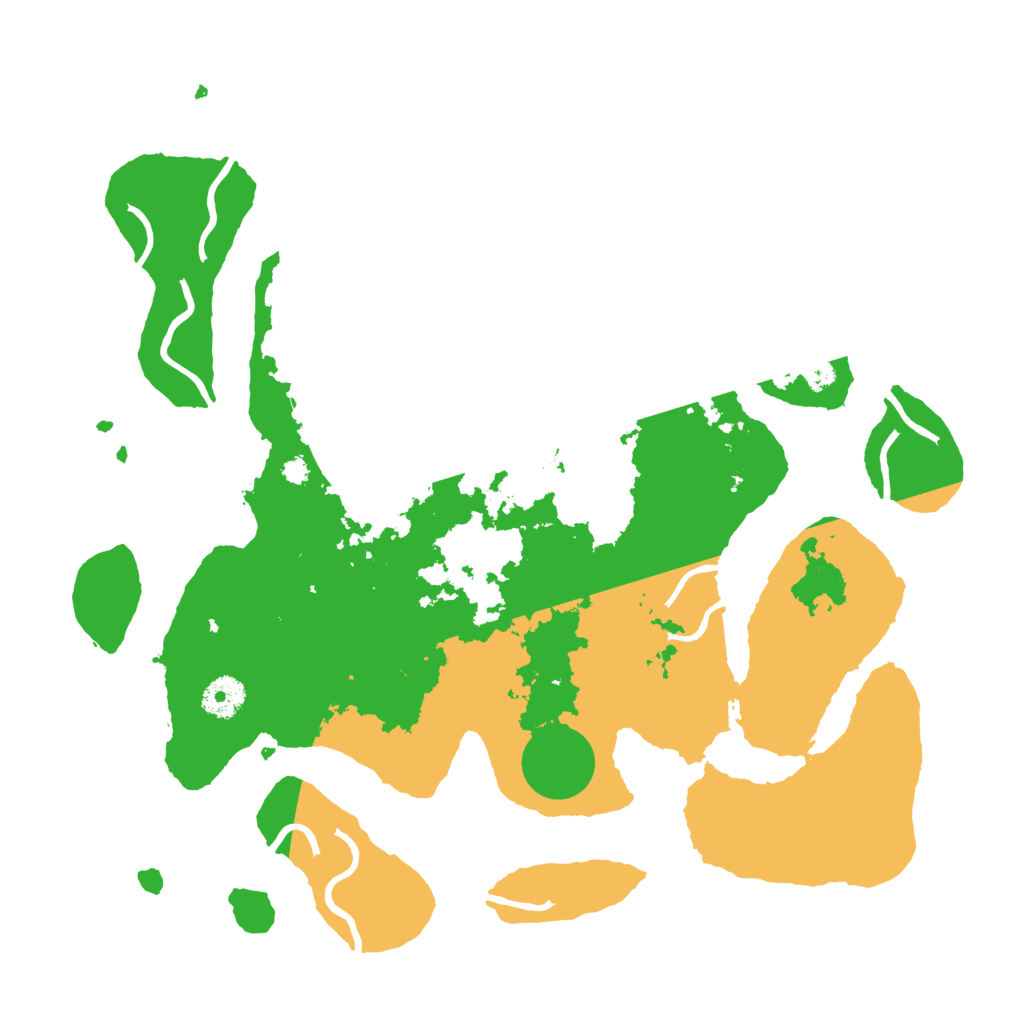 Biome Rust Map: Procedural Map, Size: 3700, Seed: 9349
