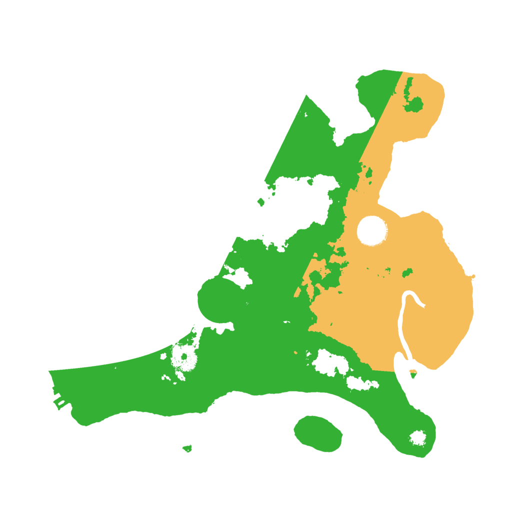 Biome Rust Map: Procedural Map, Size: 3000, Seed: 22557