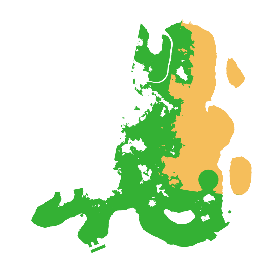 Biome Rust Map: Procedural Map, Size: 3500, Seed: 6407330