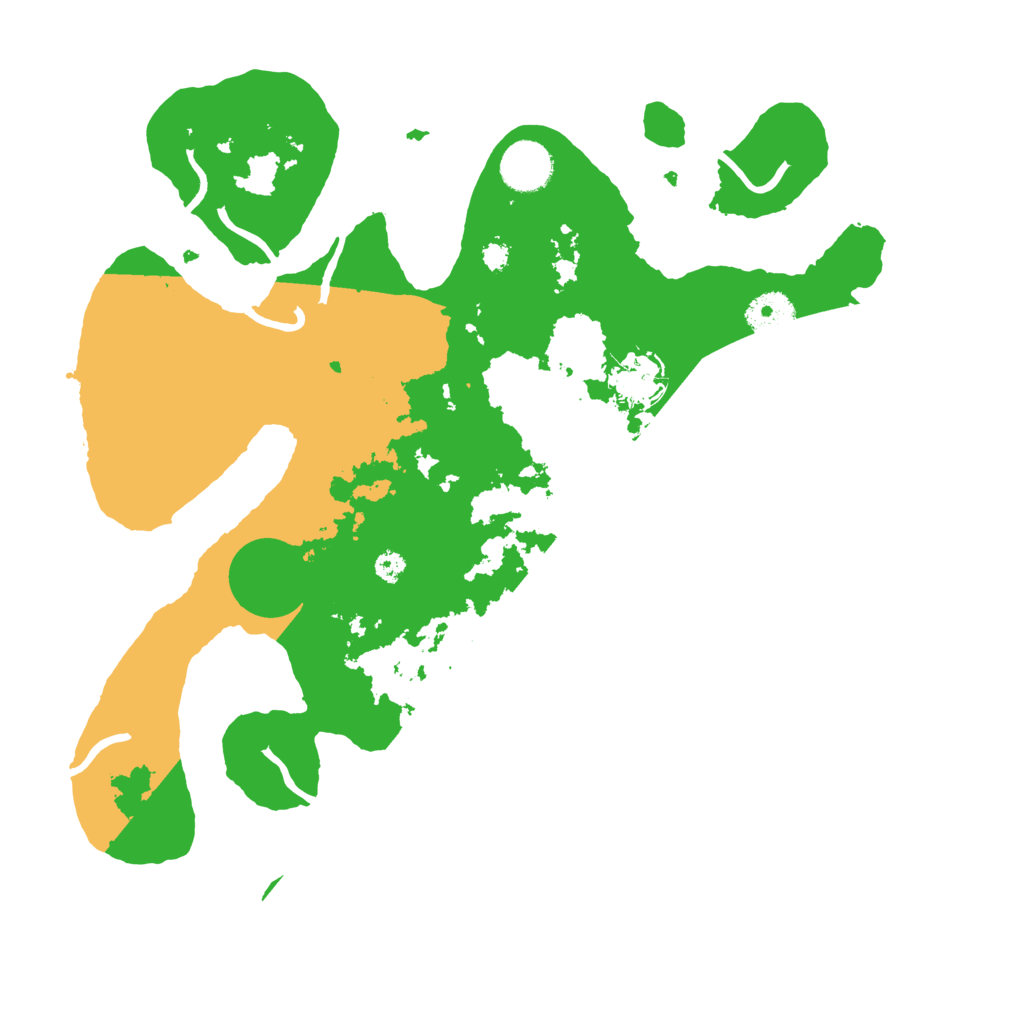 Biome Rust Map: Procedural Map, Size: 3500, Seed: 1129704