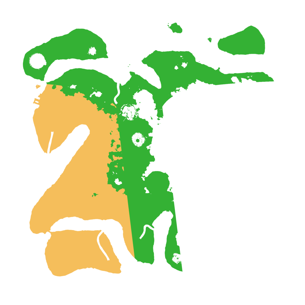 Biome Rust Map: Procedural Map, Size: 3500, Seed: 4279601