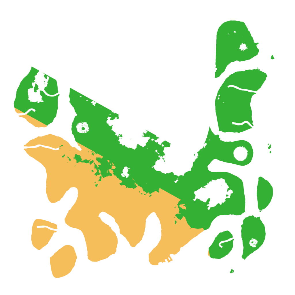 Biome Rust Map: Procedural Map, Size: 3700, Seed: 3835970