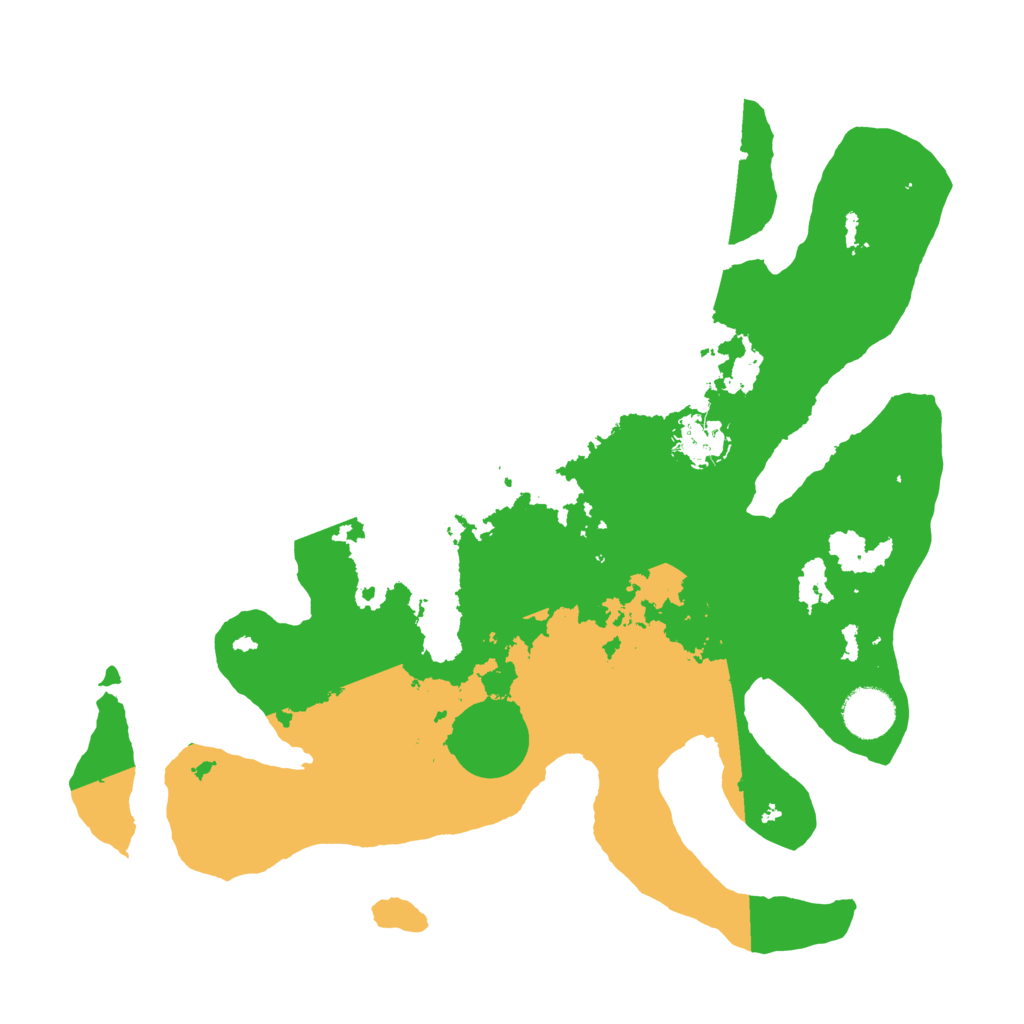 Biome Rust Map: Barren, Size: 3500, Seed: 3799819