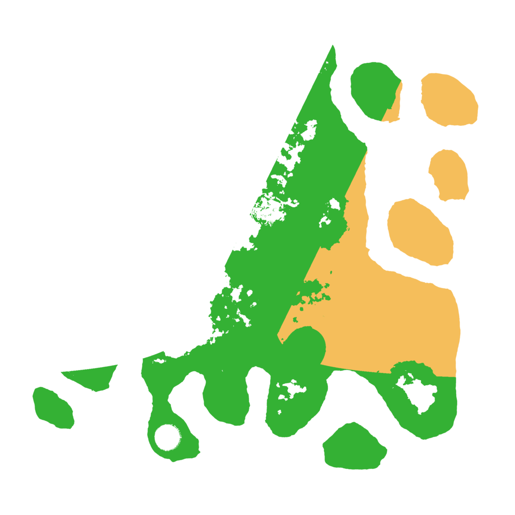 Biome Rust Map: Barren, Size: 3500, Seed: 5870468