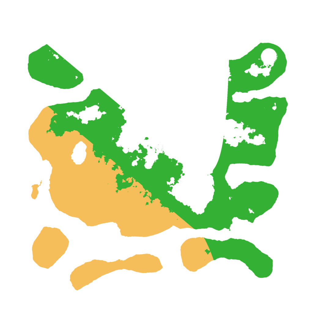 Biome Rust Map: Barren, Size: 3500, Seed: 5680584