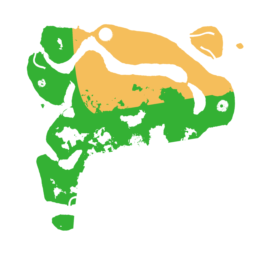 Biome Rust Map: Procedural Map, Size: 3500, Seed: 4911432