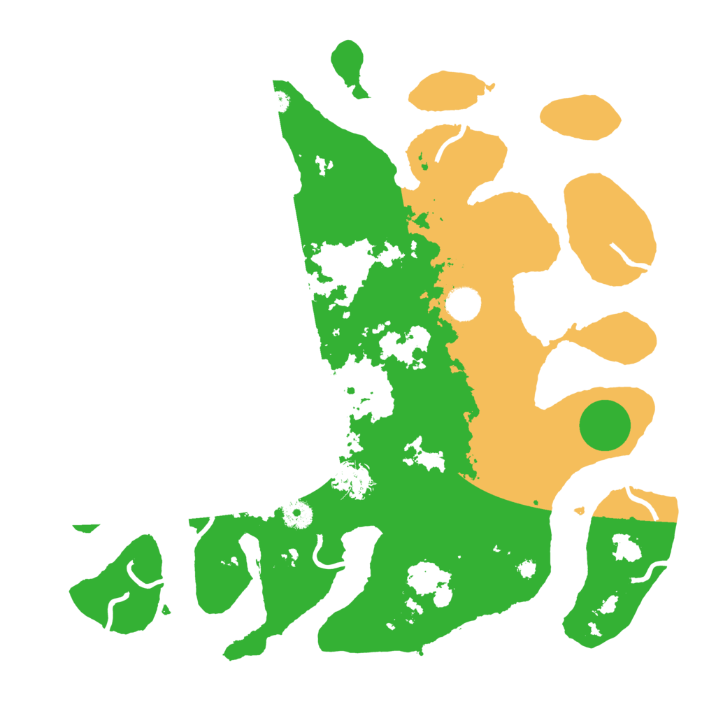 Biome Rust Map: Procedural Map, Size: 3700, Seed: 4868647