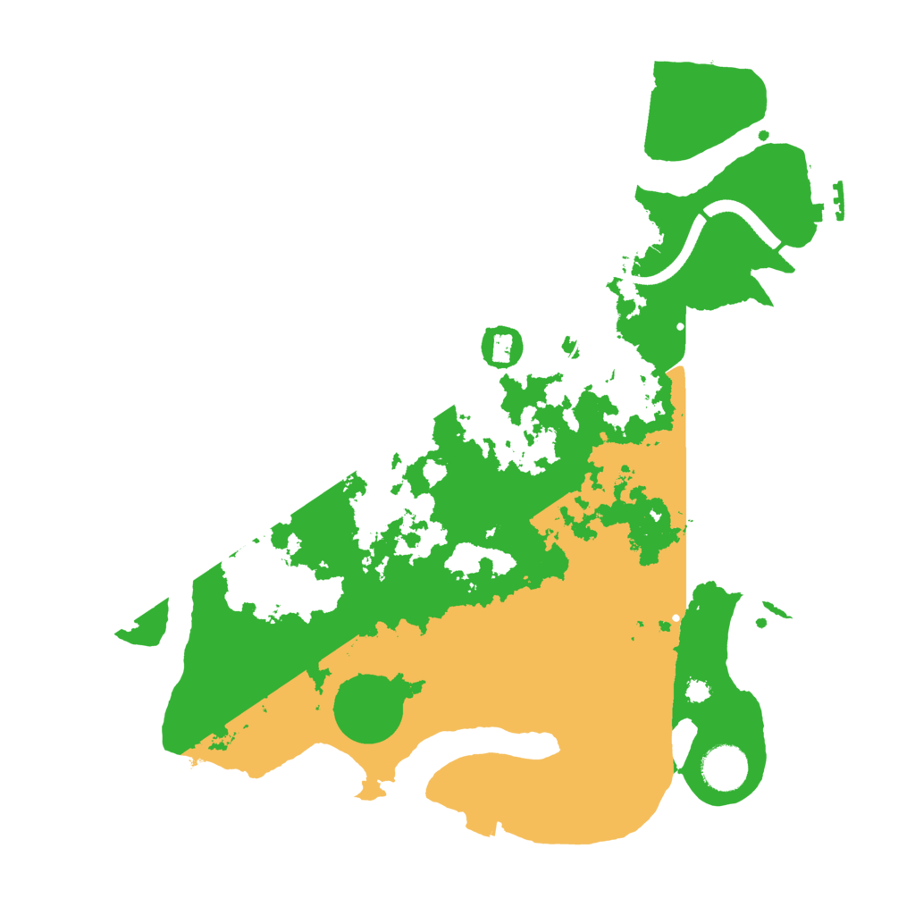 Biome Rust Map: Procedural Map, Size: 3500, Seed: 4954711