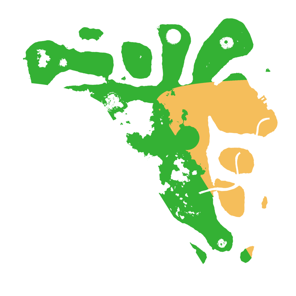 Biome Rust Map: Procedural Map, Size: 3500, Seed: 5764760