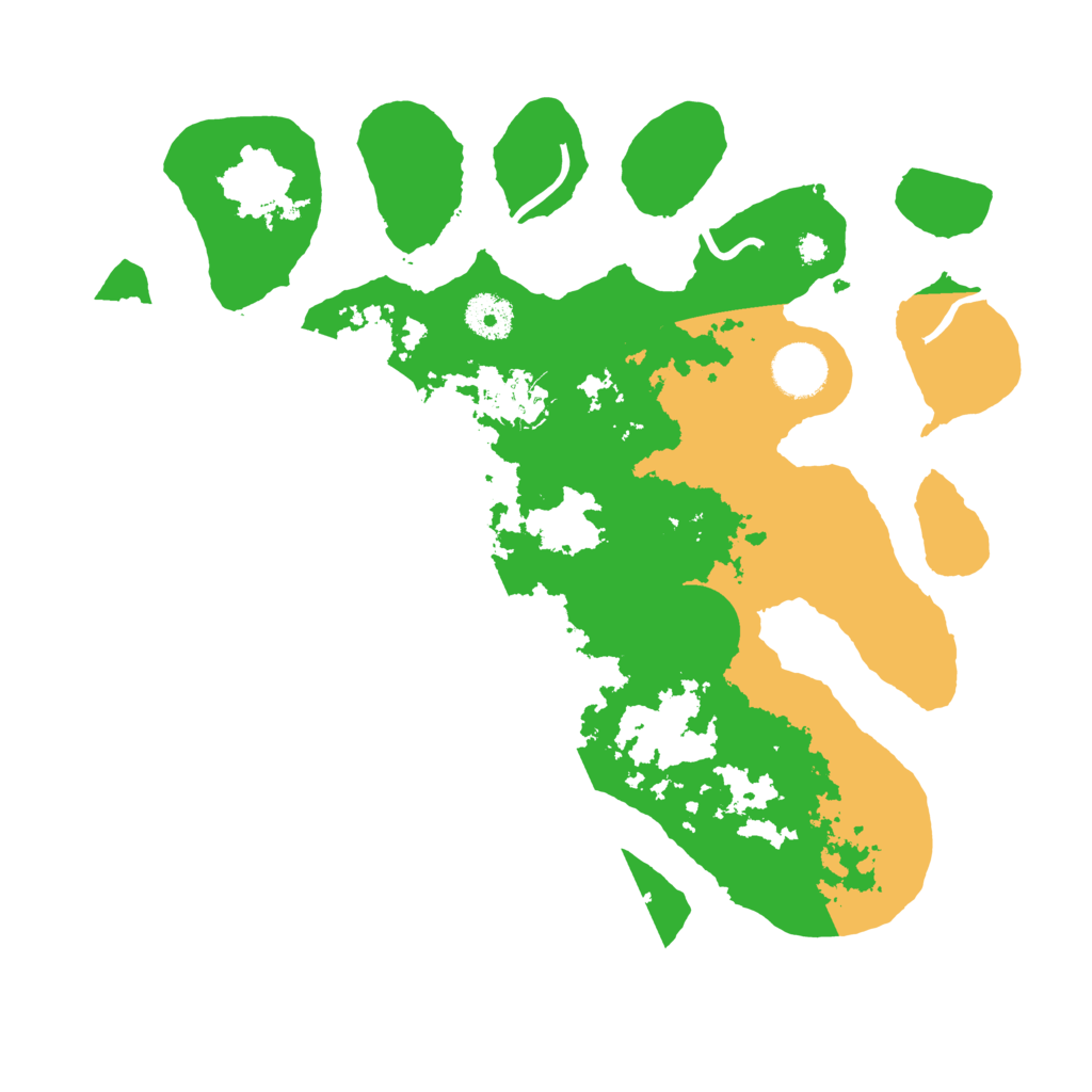 Biome Rust Map: Procedural Map, Size: 3500, Seed: 95234