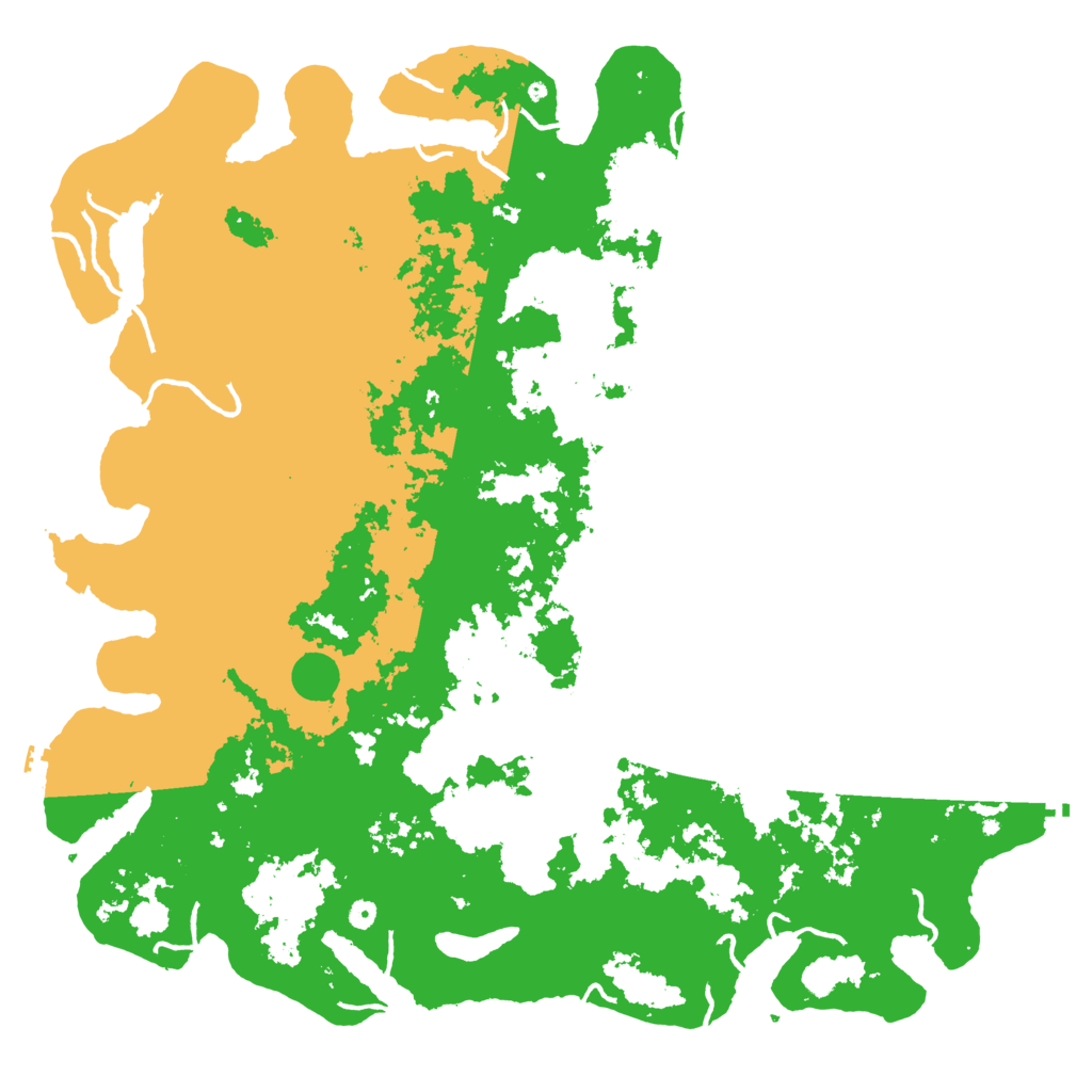 Biome Rust Map: Procedural Map, Size: 6000, Seed: 1854564101