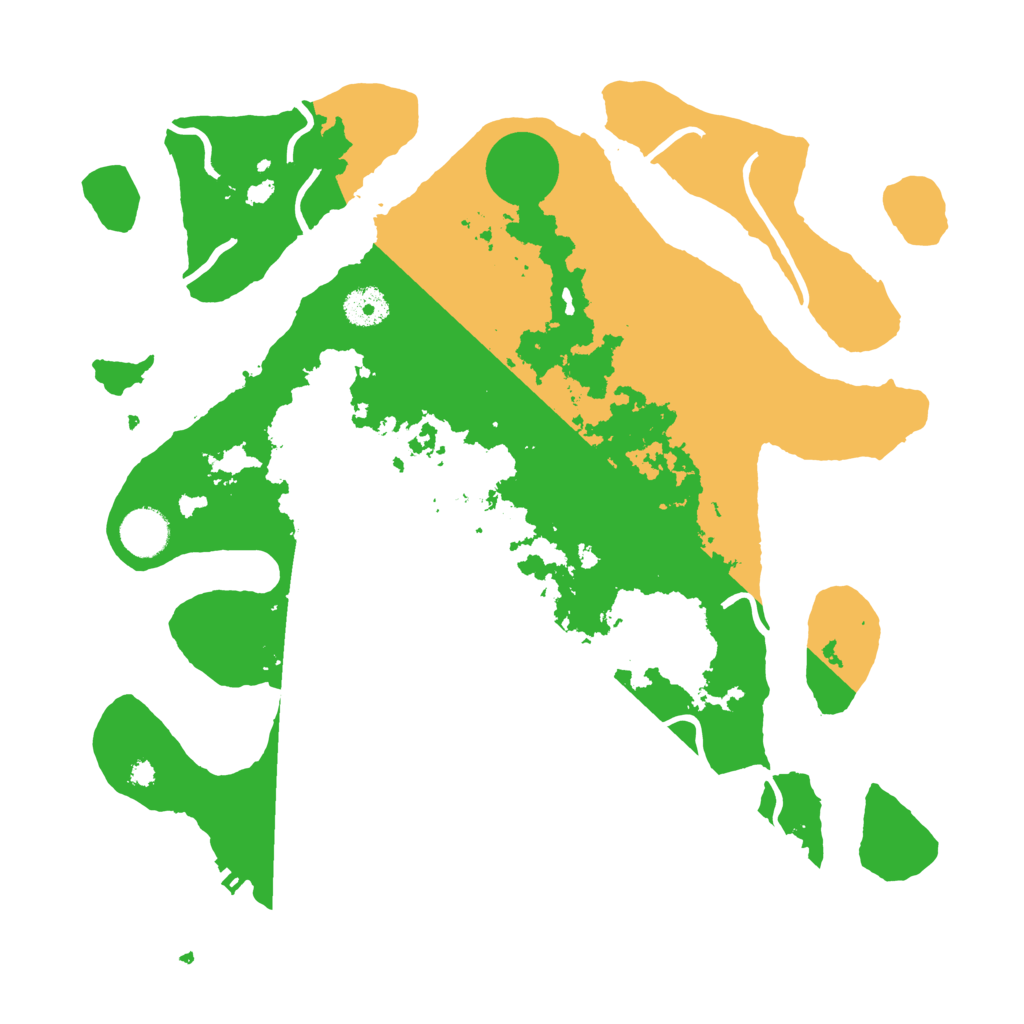 Biome Rust Map: Procedural Map, Size: 3700, Seed: 5698600