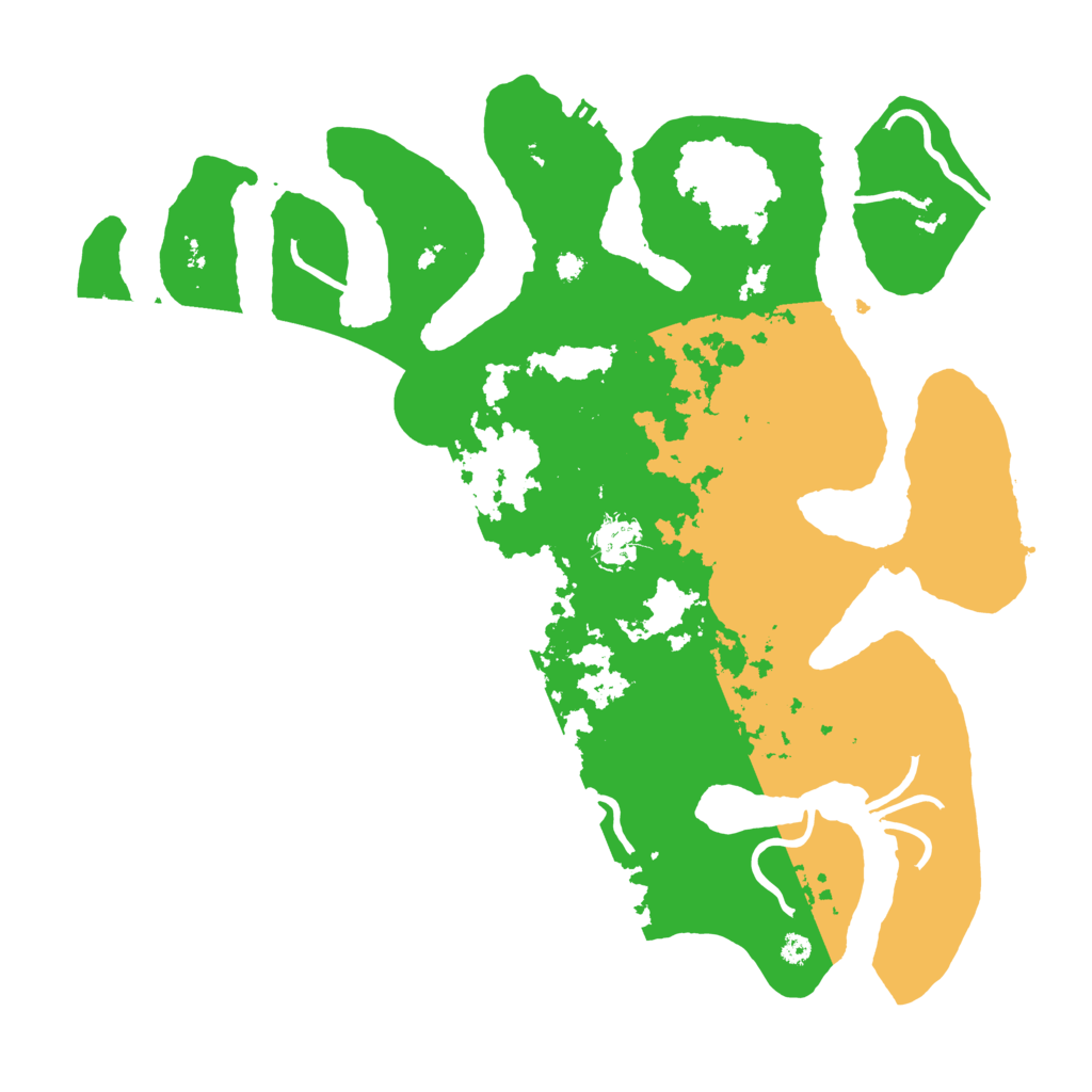 Biome Rust Map: Procedural Map, Size: 3700, Seed: 4966275