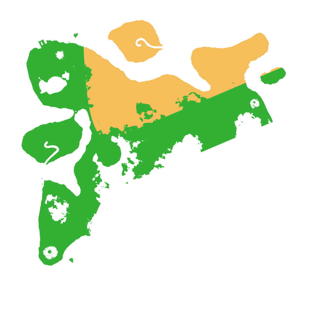 Biome Rust Map: Procedural Map, Size: 3500, Seed: 1032057