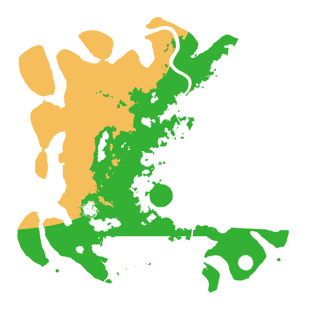 Biome Rust Map: Procedural Map, Size: 3700, Seed: 4079702