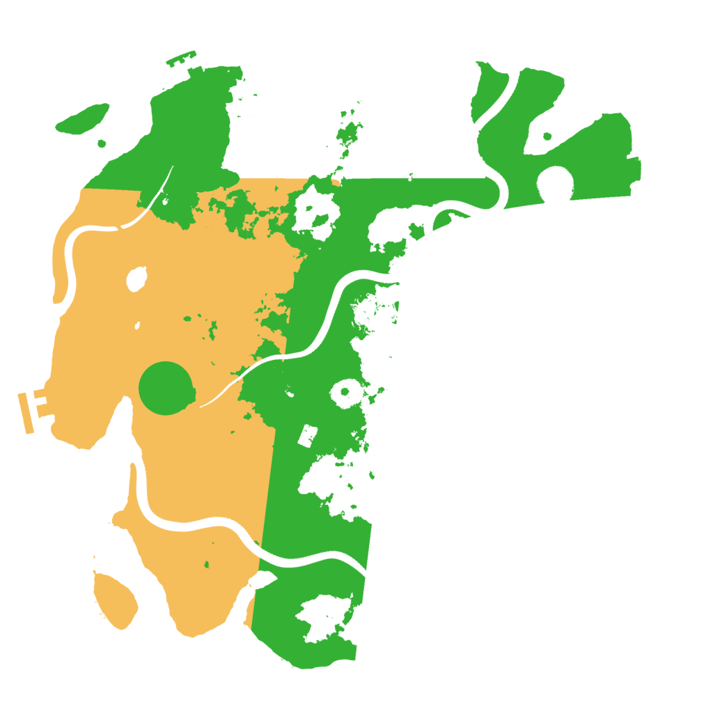 Biome Rust Map: Procedural Map, Size: 3500, Seed: 1365827624