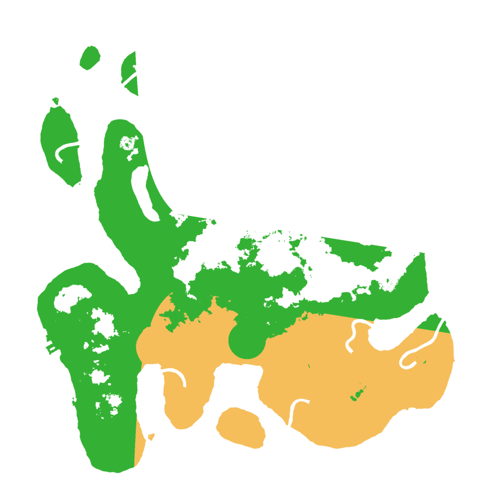 Biome Rust Map: Procedural Map, Size: 3550, Seed: 837850