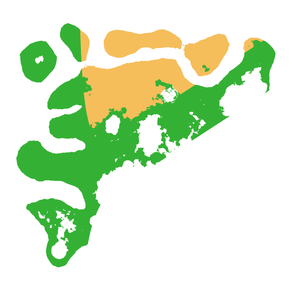 Biome Rust Map: Barren, Size: 3500, Seed: 3778554