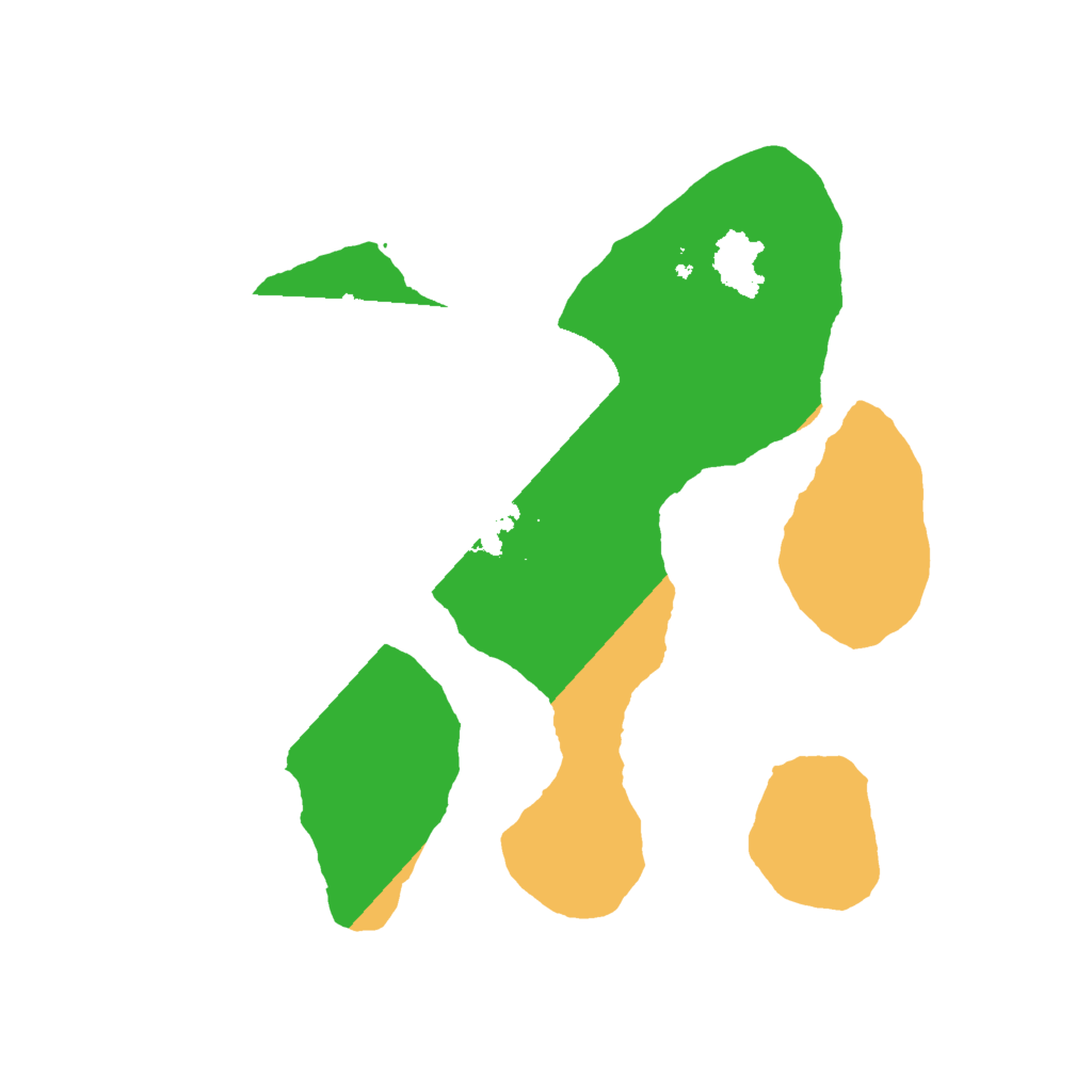 Biome Rust Map: Barren, Size: 2000, Seed: 3486489