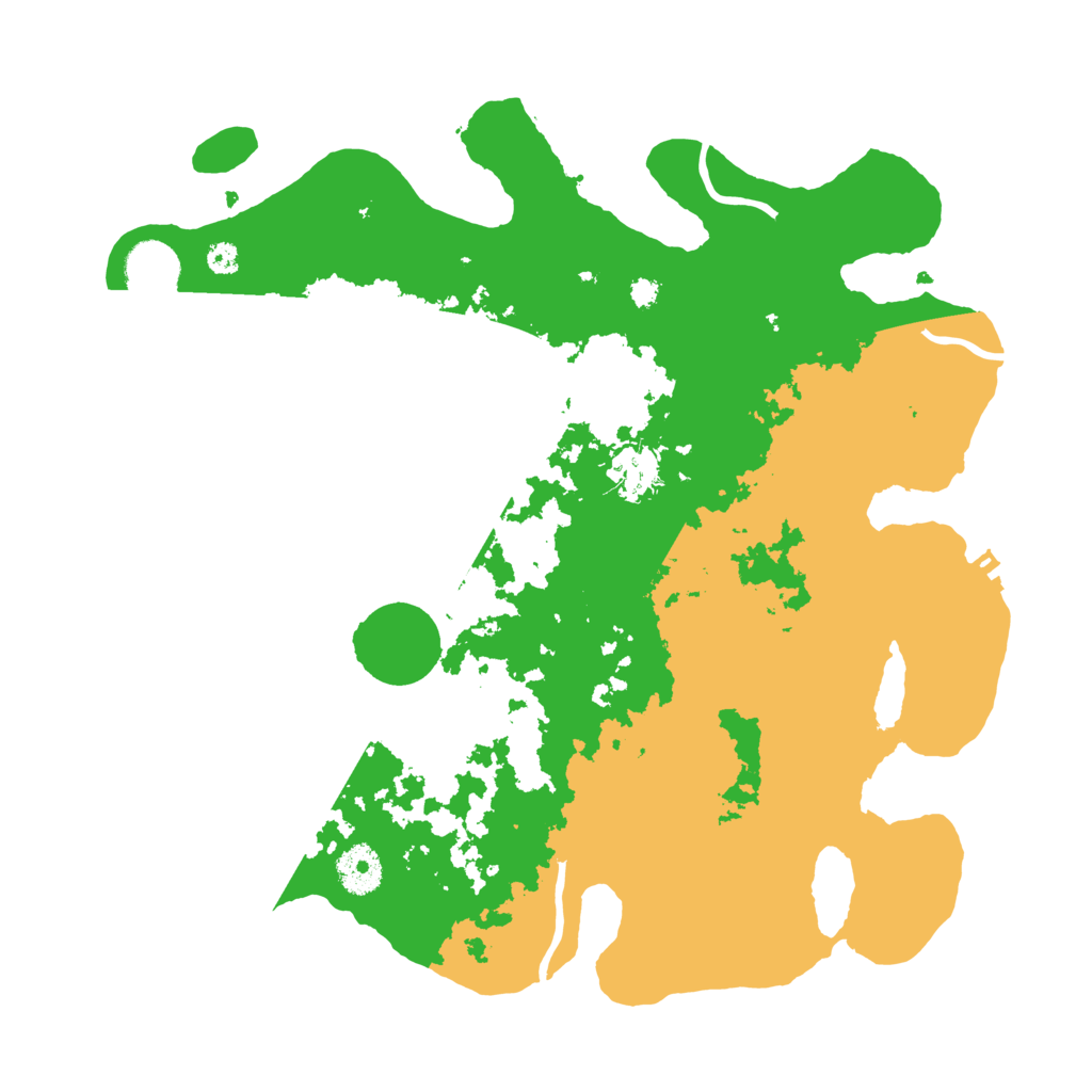 Biome Rust Map: Procedural Map, Size: 3500, Seed: 740792
