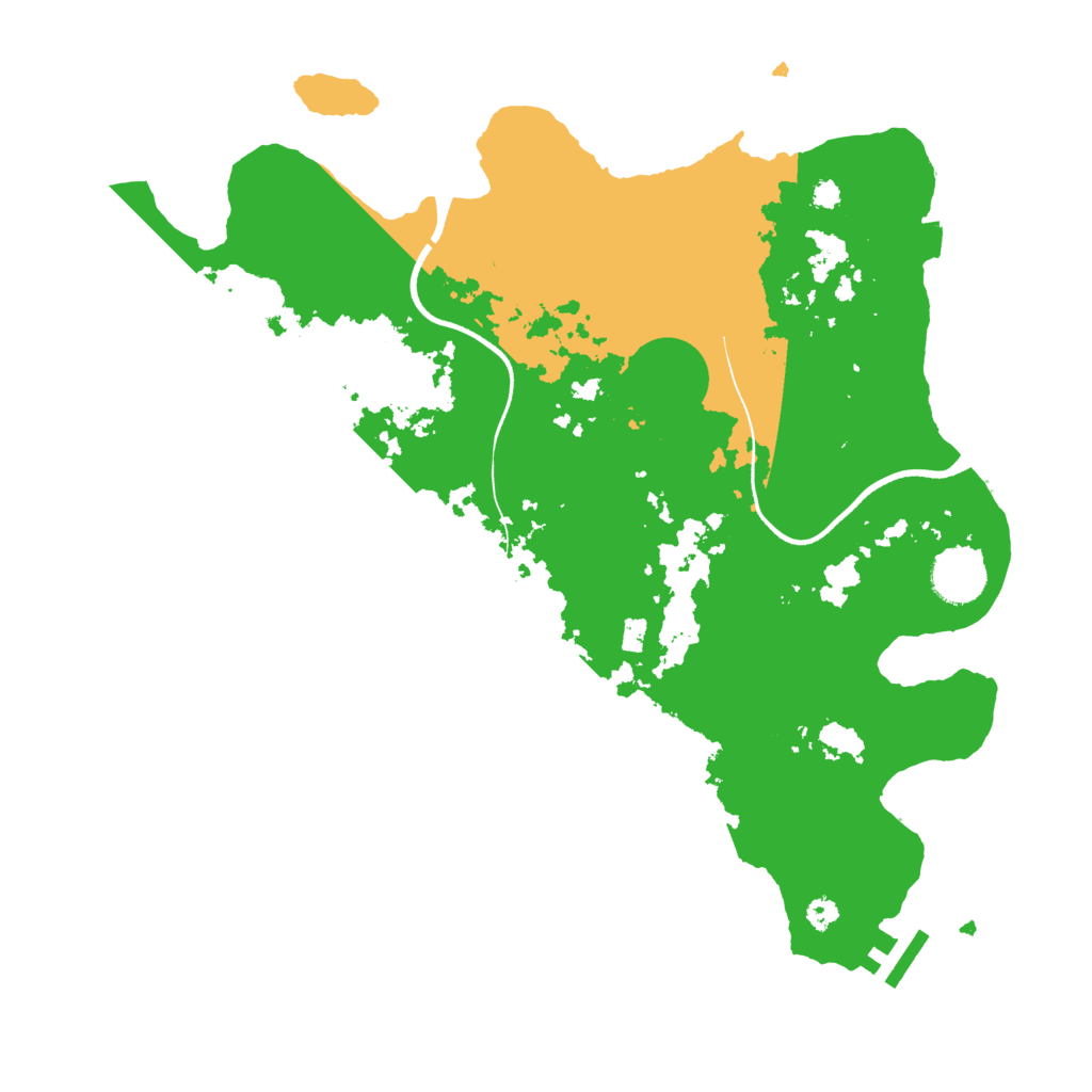 Biome Rust Map: Procedural Map, Size: 3500, Seed: 1568311