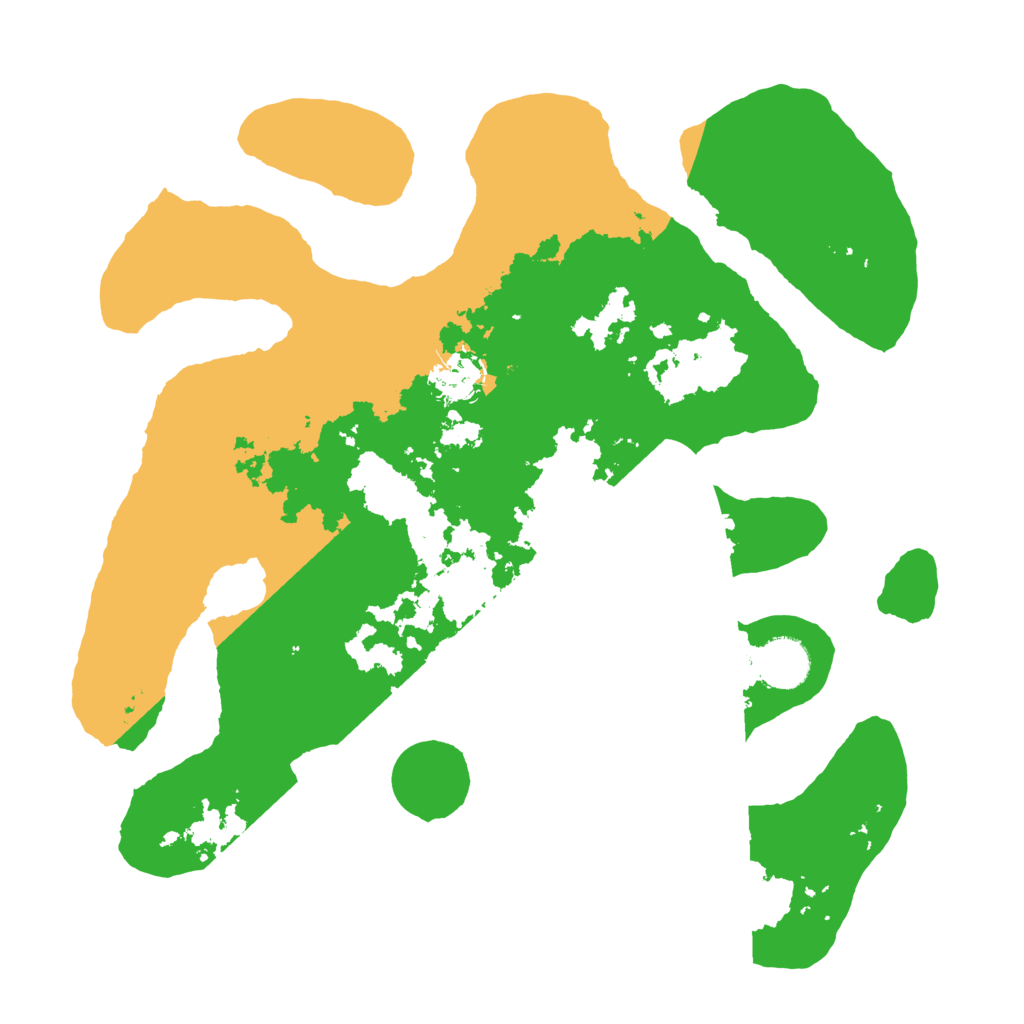 Biome Rust Map: Barren, Size: 3500, Seed: 4976629