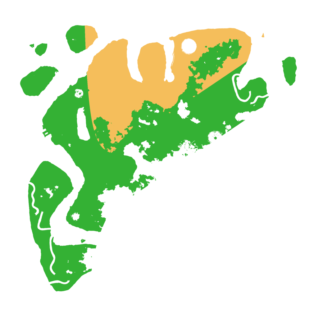 Biome Rust Map: Procedural Map, Size: 3700, Seed: 3985942