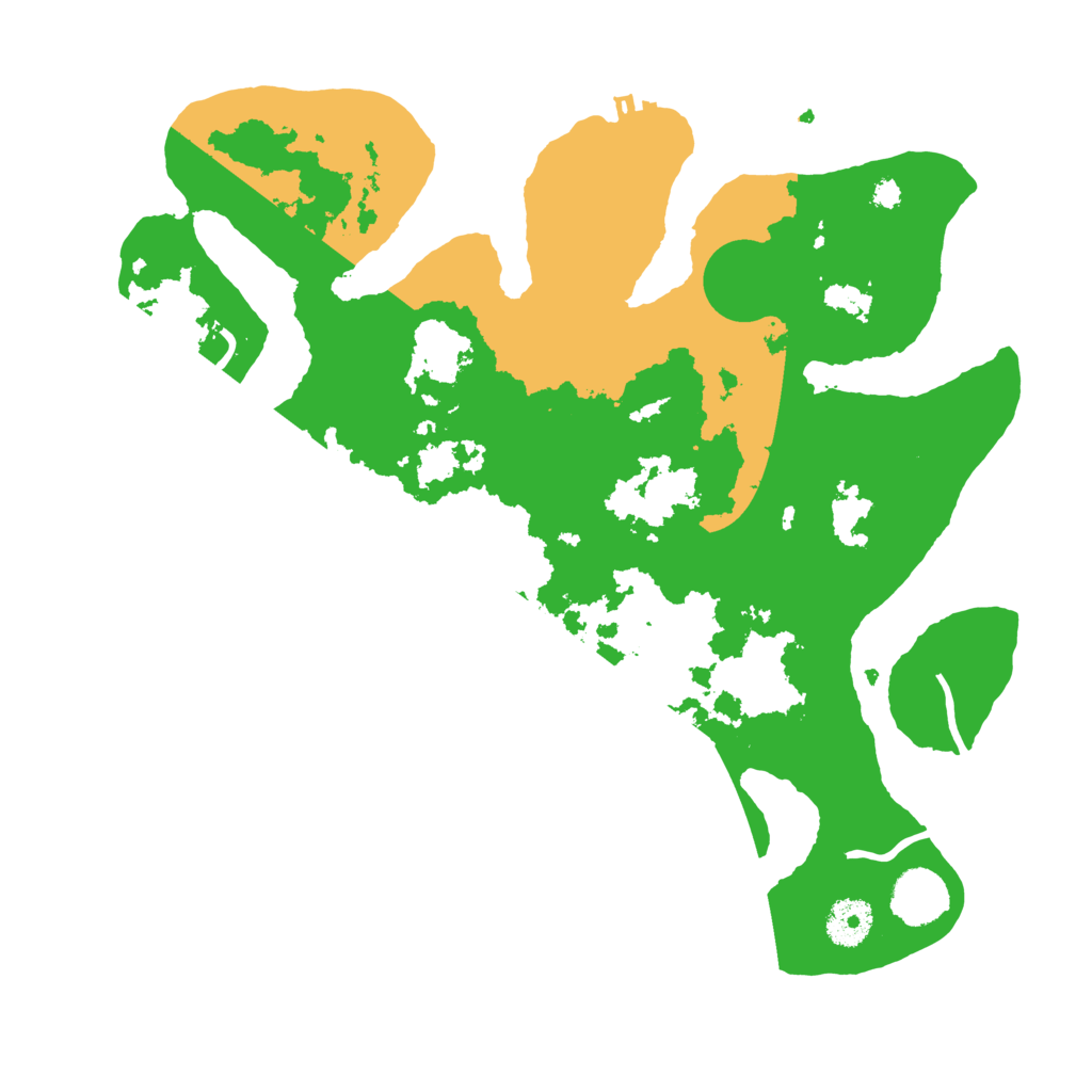 Biome Rust Map: Procedural Map, Size: 3500, Seed: 5430321