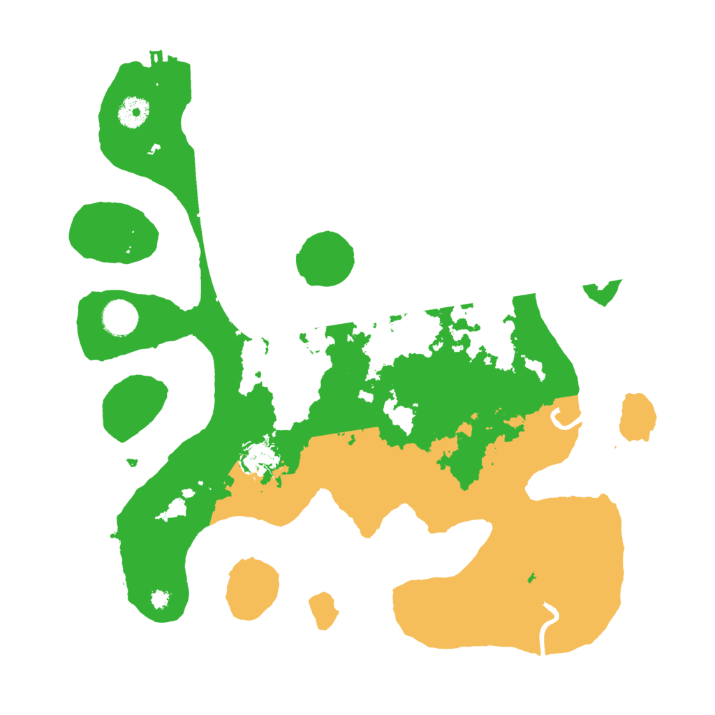 Biome Rust Map: Procedural Map, Size: 3500, Seed: 5801869