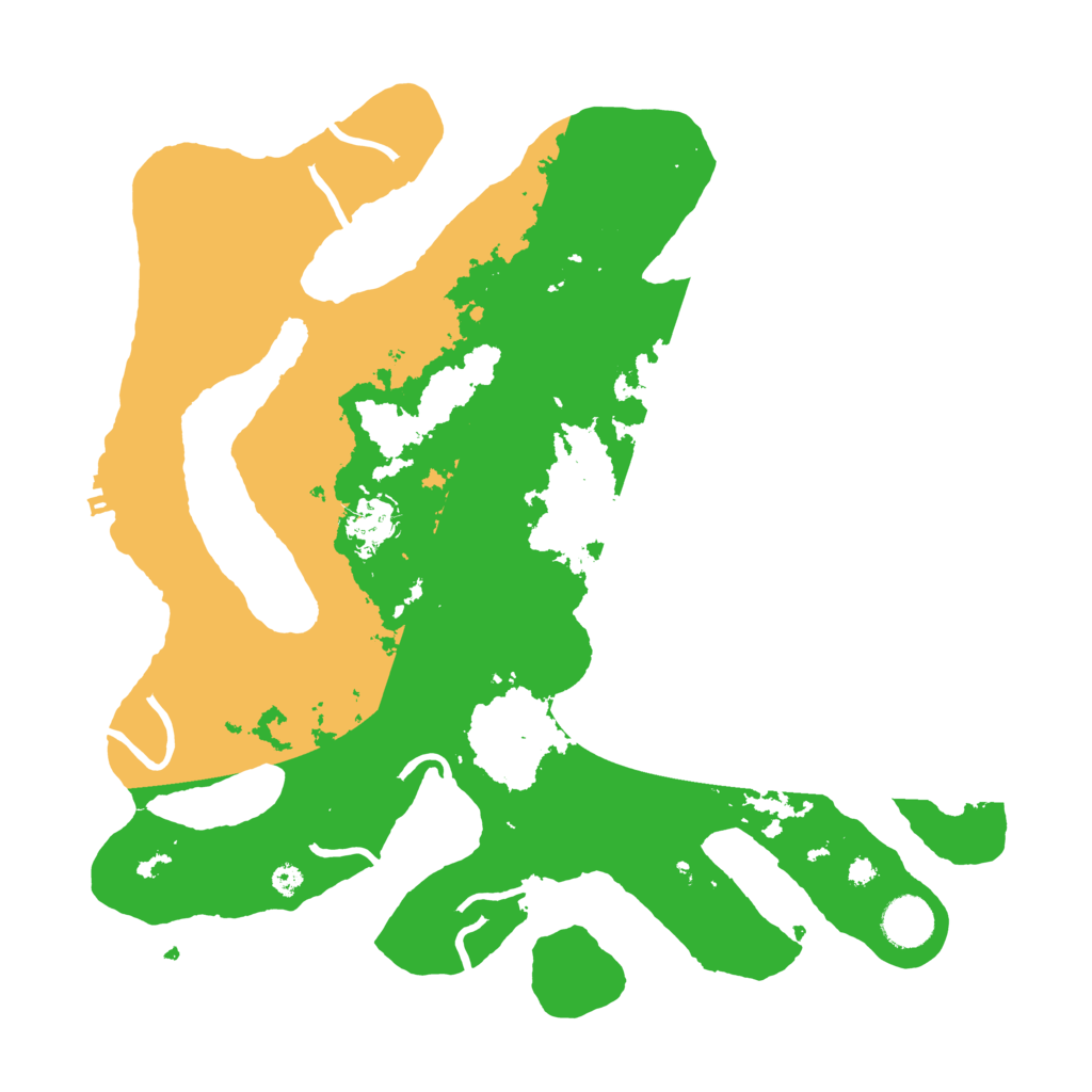 Biome Rust Map: Procedural Map, Size: 3700, Seed: 5344426