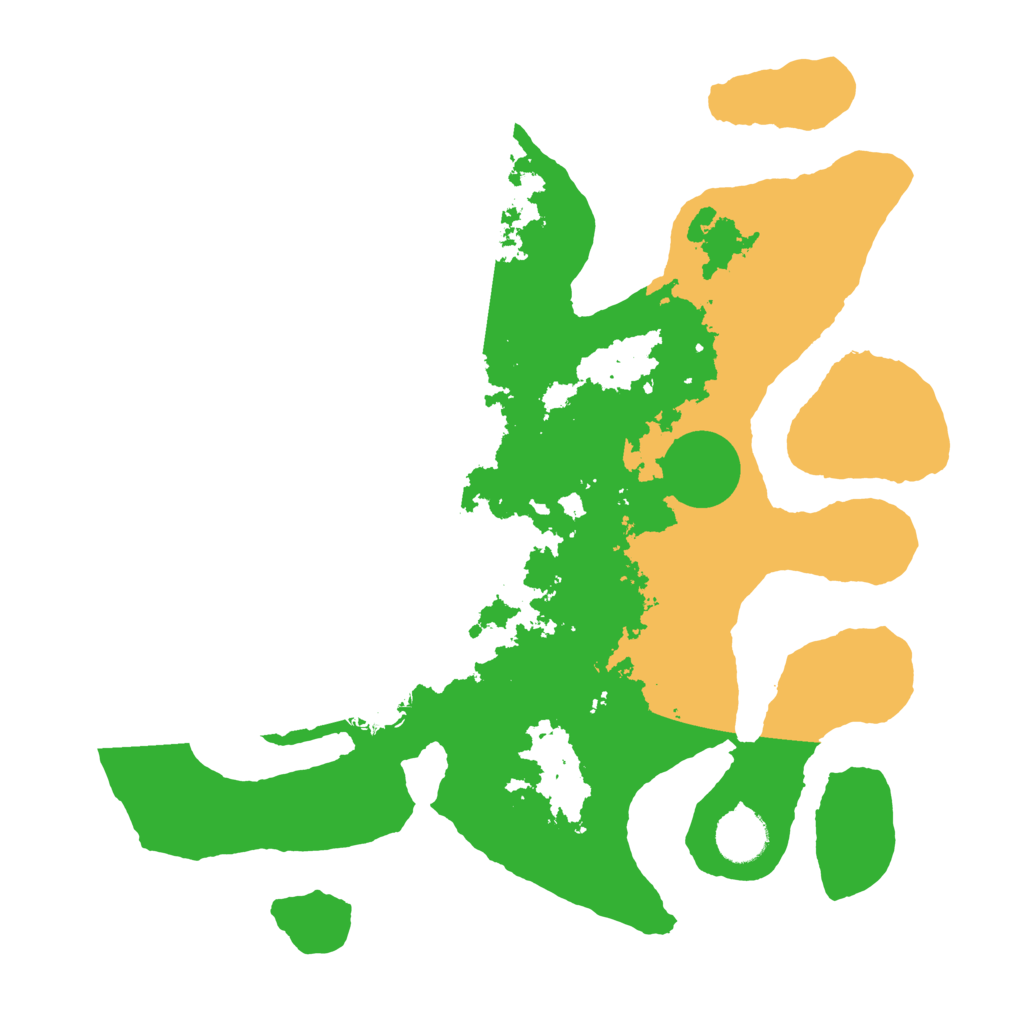 Biome Rust Map: Barren, Size: 3500, Seed: 2576033