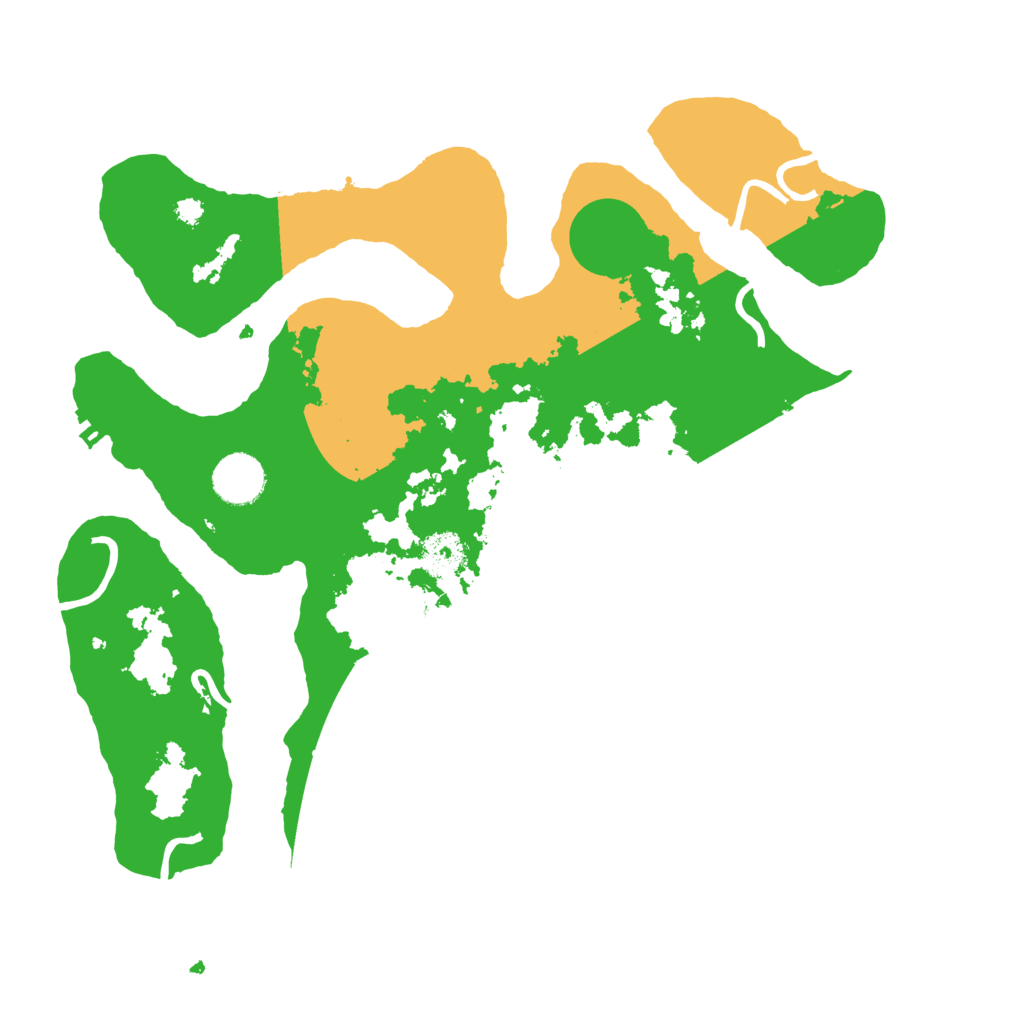 Biome Rust Map: Procedural Map, Size: 3500, Seed: 5418892