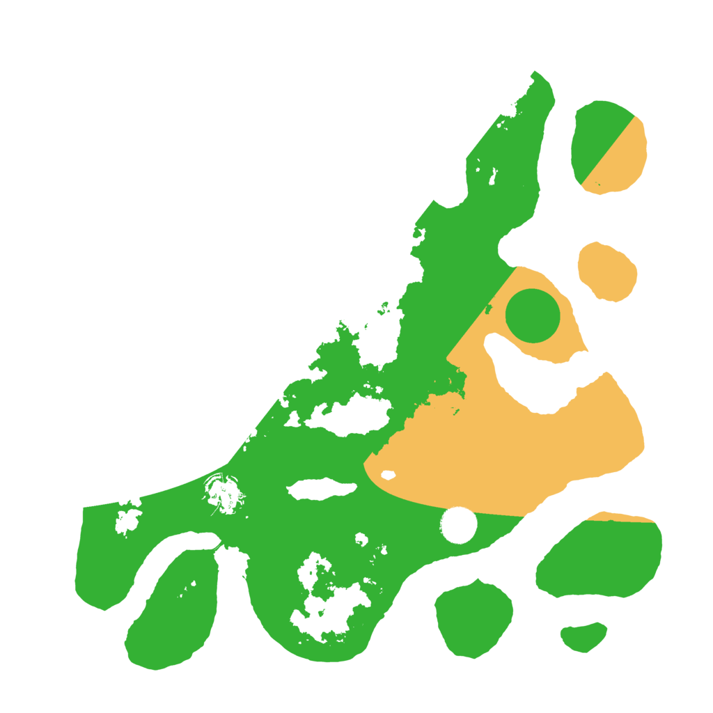 Biome Rust Map: Barren, Size: 3500, Seed: 3144884