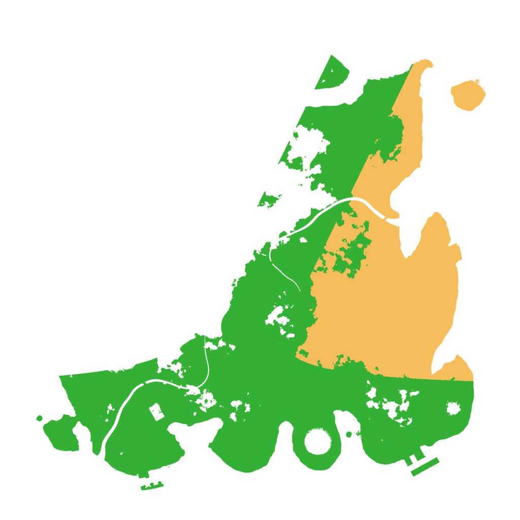 Biome Rust Map: Procedural Map, Size: 3500, Seed: 1644394