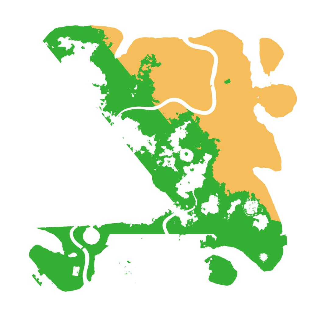 Biome Rust Map: Procedural Map, Size: 3500, Seed: 5593802