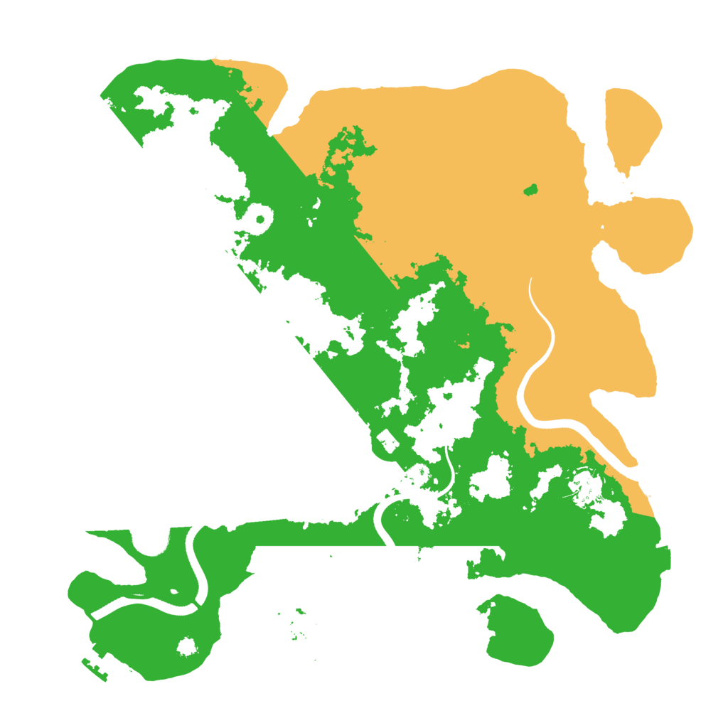 Biome Rust Map: Procedural Map, Size: 3500, Seed: 5593802
