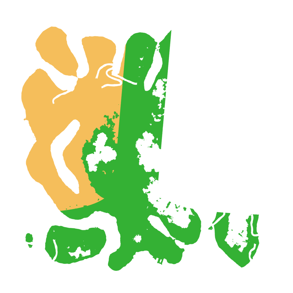 Biome Rust Map: Procedural Map, Size: 3500, Seed: 2814639