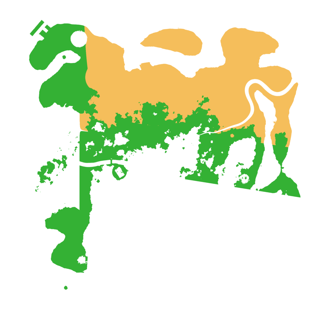 Biome Rust Map: Procedural Map, Size: 3500, Seed: 1900939