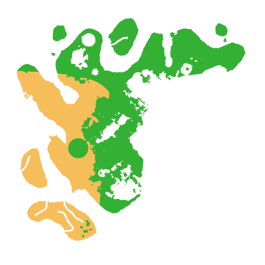 Biome Rust Map: Procedural Map, Size: 3500, Seed: 2366391