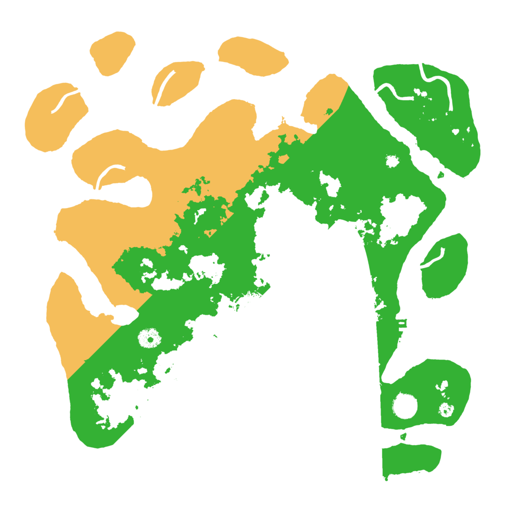 Biome Rust Map: Procedural Map, Size: 3700, Seed: 1879008140