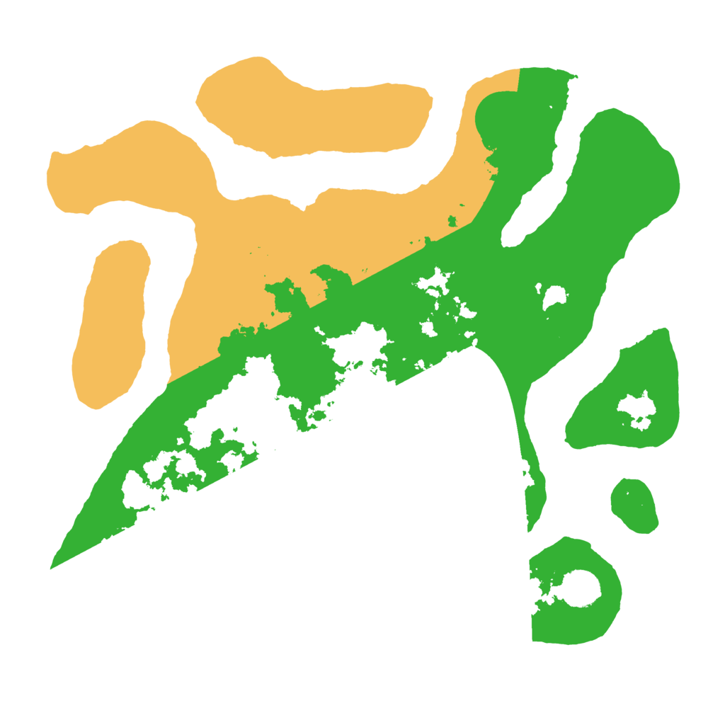 Biome Rust Map: Barren, Size: 3500, Seed: 4211783