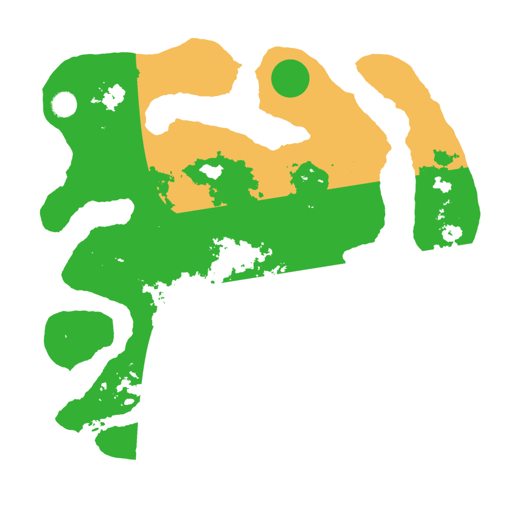 Biome Rust Map: Barren, Size: 3500, Seed: 1884513