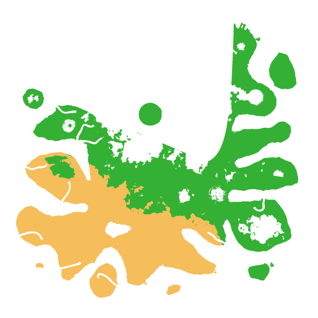 Biome Rust Map: Procedural Map, Size: 3700, Seed: 3488875