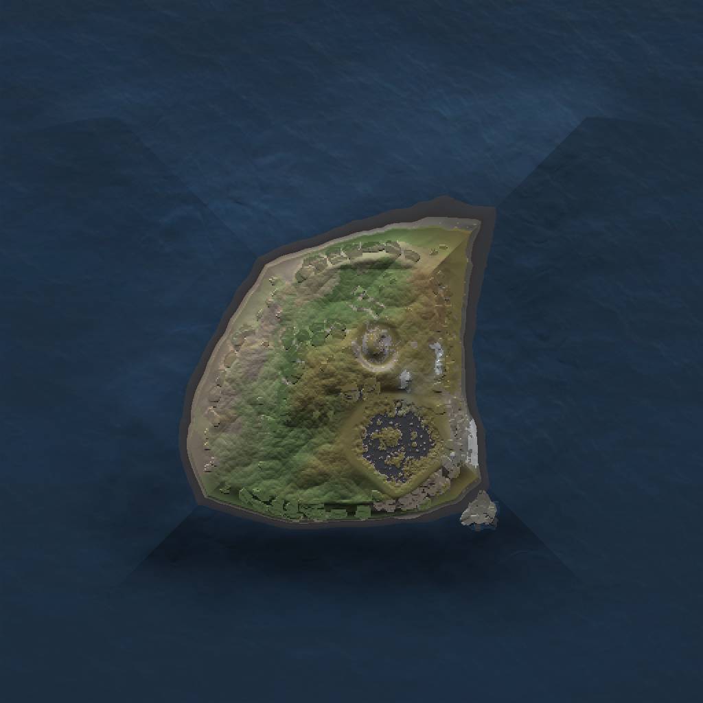 Rust Map: Procedural Map, Size: 1000, Seed: 123123, 3 Monuments