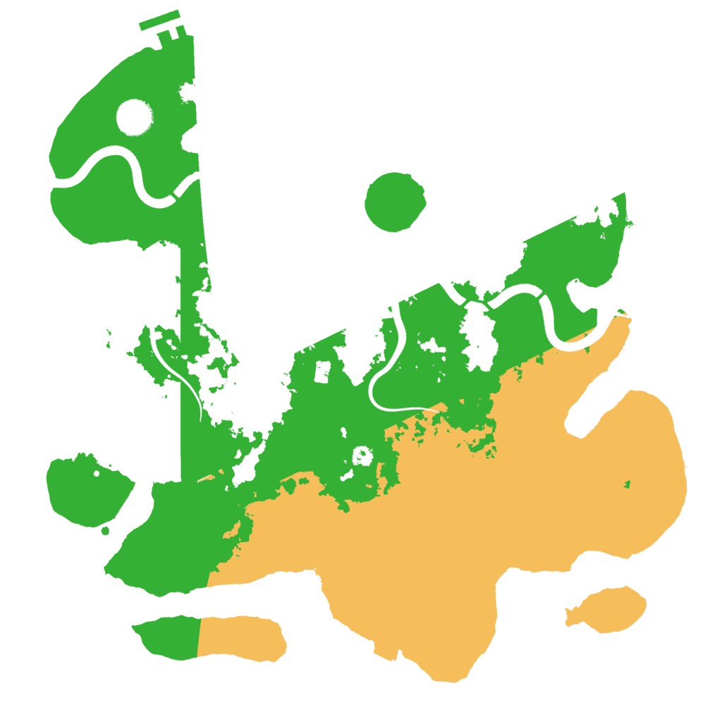 Biome Rust Map: Procedural Map, Size: 3500, Seed: 2729071