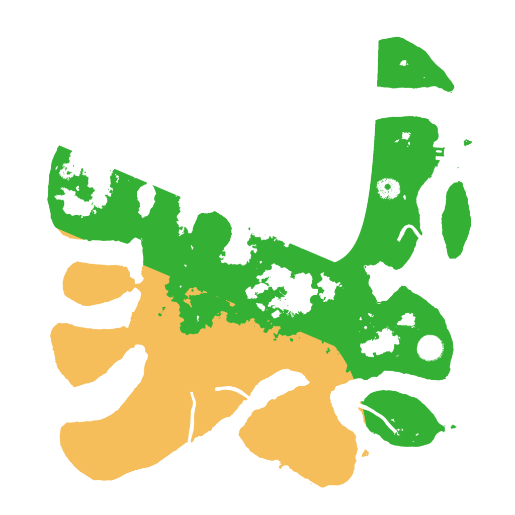 Biome Rust Map: Procedural Map, Size: 3500, Seed: 1024127