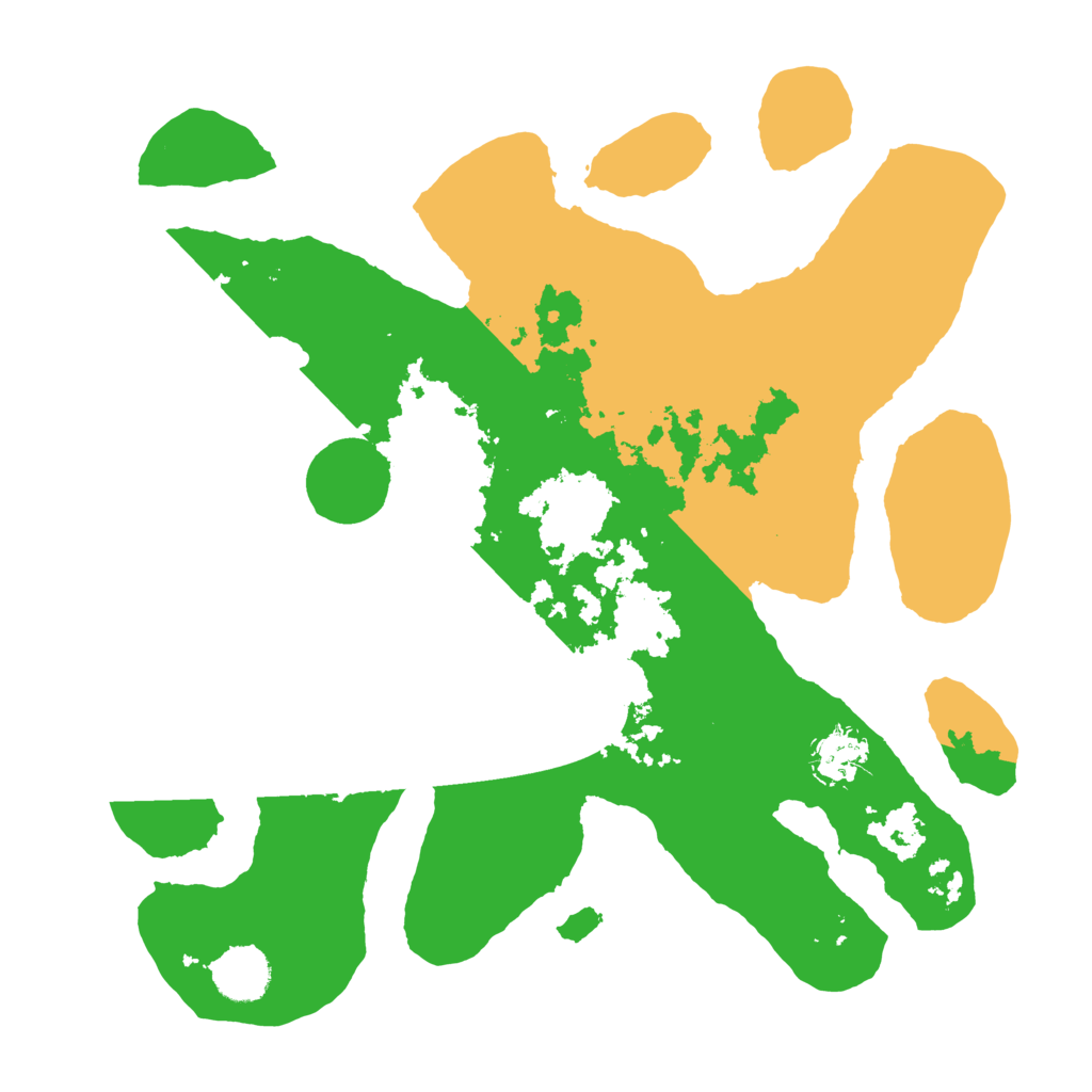 Biome Rust Map: Barren, Size: 3500, Seed: 986032